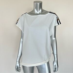 NWT!!! Anna Fontaine women cotton blouse size 44FR or XL Retail 295$